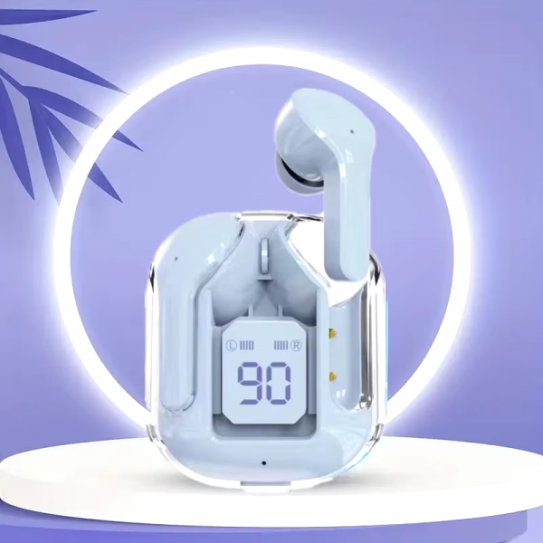 Original T2 Wireless Bluetooth Earphone Transparent HIFI Headphones LED Power Digital Display Stereo Sound Earphones for Xiaomi - Image 11