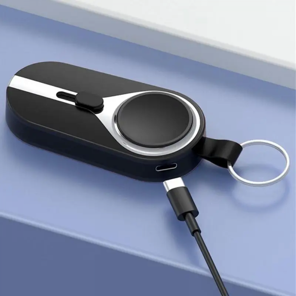 2000Mah Mini Compact Smartphone Type-C Keychain Portable Charger Emergency Power Portable Power Bank for Most Smart Phones - Image 3