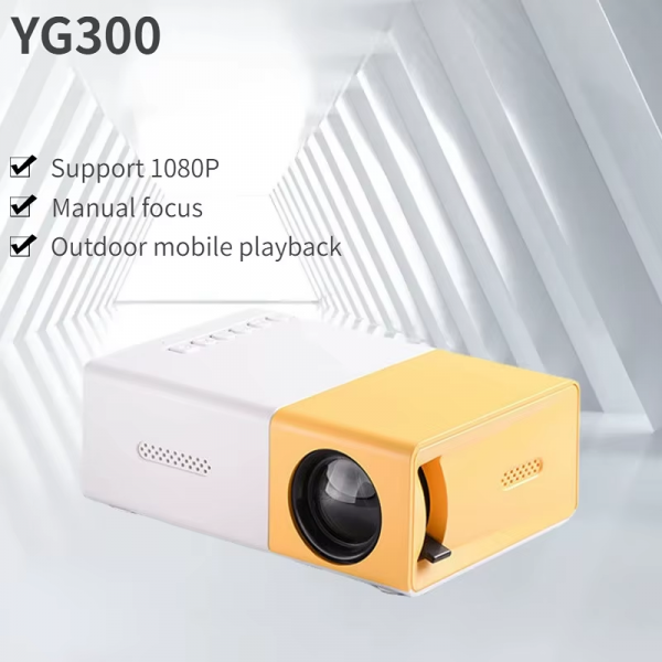 YG300 Mini Projector Portable Projector Wifi Smart 1280 720P Full HD Office Home Theater Video Mini Projector Mobile Projection - Image 2