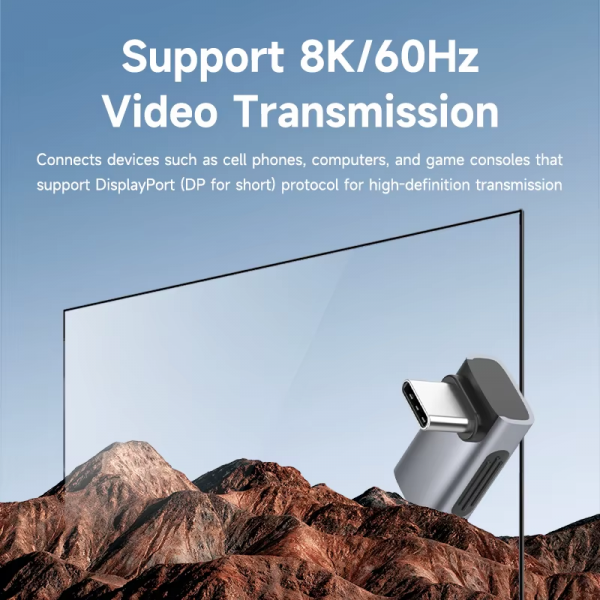 240W USB C to C Adapter 40Gbps 8K 60Hz 90 Degree Converter USB4 Adapter for Thunderbolt 4/3 Macbook Iphone 16 Pro Tablet - Image 5