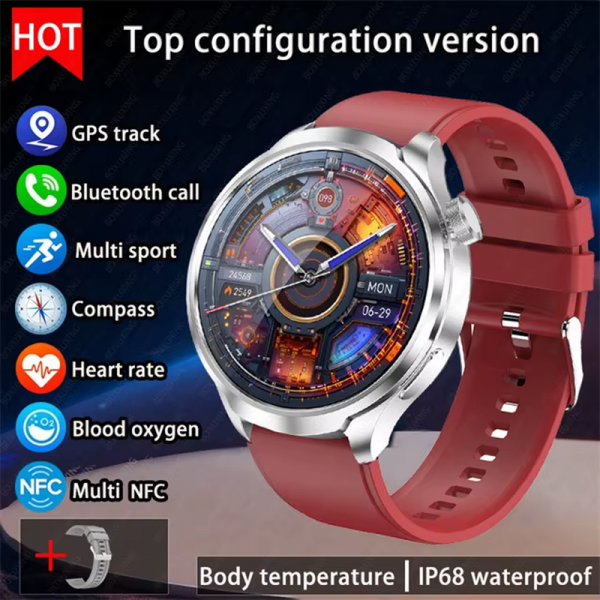 2025 New for HUAWEI Outdoor Sports Smart Watch Men AMOLED Screen NFC GPS Compass Heart Rate Waterproof Bluetooth Call Smartwatch - Image 12