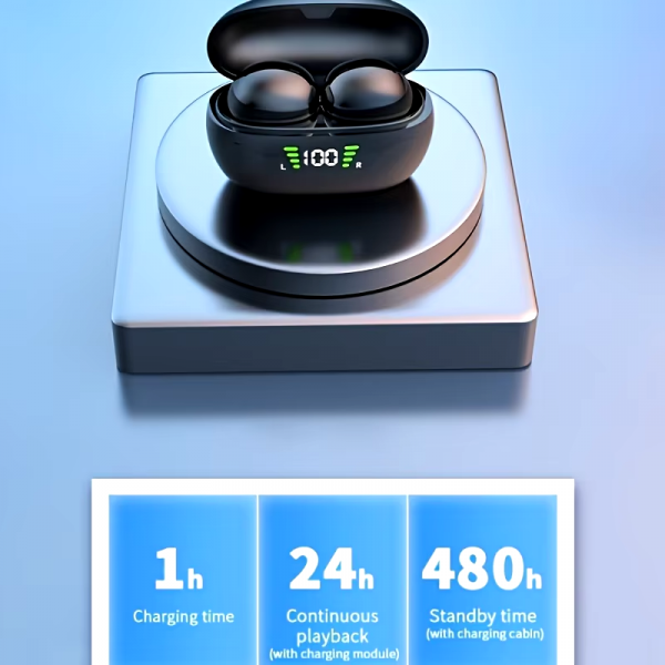 In-Ear Headphones Wireless Mini Invisible Smallest Headphones Headphones for Sleeping in Ear Sleep Earbuds Headphones - Image 4