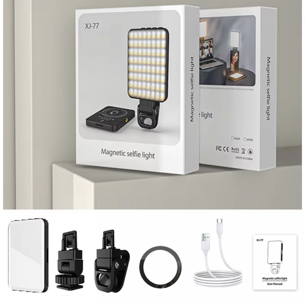 Selfie Light Rechargeable LED Phone Light Portable Photo Light Phone Light for Selfie Zoom Conference Video Makeup Live Stream - Image 10