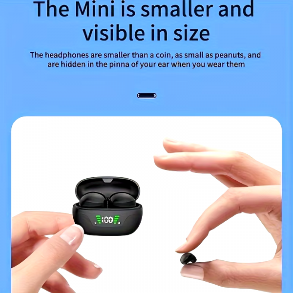 In-Ear Headphones Wireless Mini Invisible Smallest Headphones Headphones for Sleeping in Ear Sleep Earbuds Headphones - Image 7