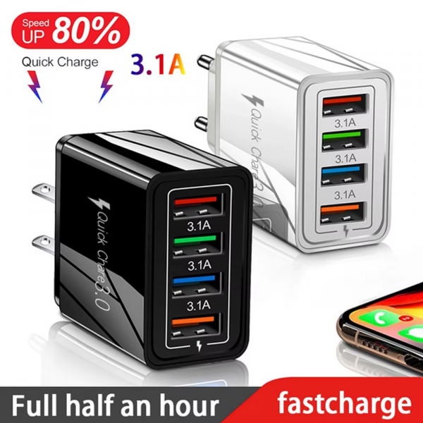 For Iphone 14 USB Charger Quick Charge 3.0 for Samsung Xiaomi Mi Tablets Mobile Phone Charger Adapter EU/US Plug Fast Charging - Image 2