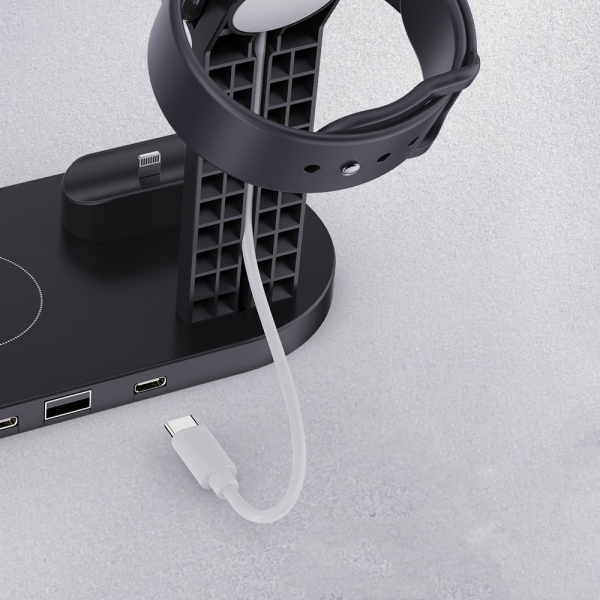 Plastic 3 in 1 Wireless Charger Stand Fast - Image 4
