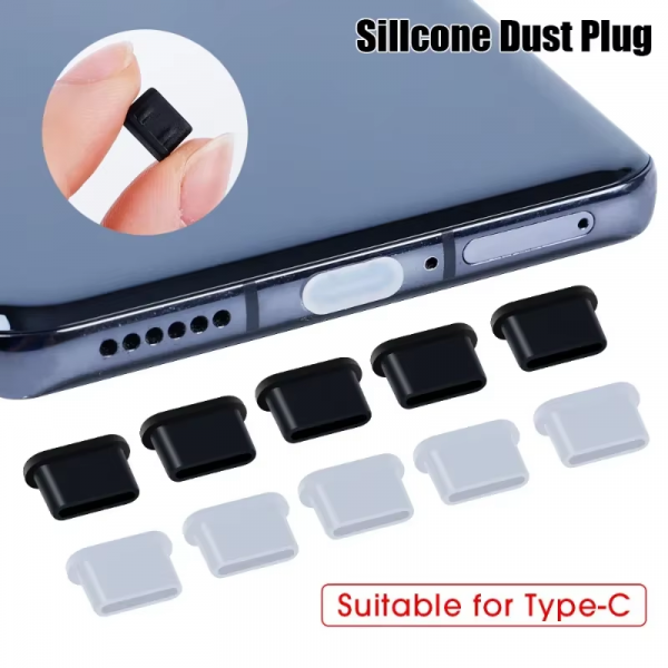 Silicone Dust Plugs Type C Charging Port Protector Stopper Cap Cover for Iphone 15 Pro Max 15 plus Samsung Xiaomi Anti-Dust Plug - Image 3
