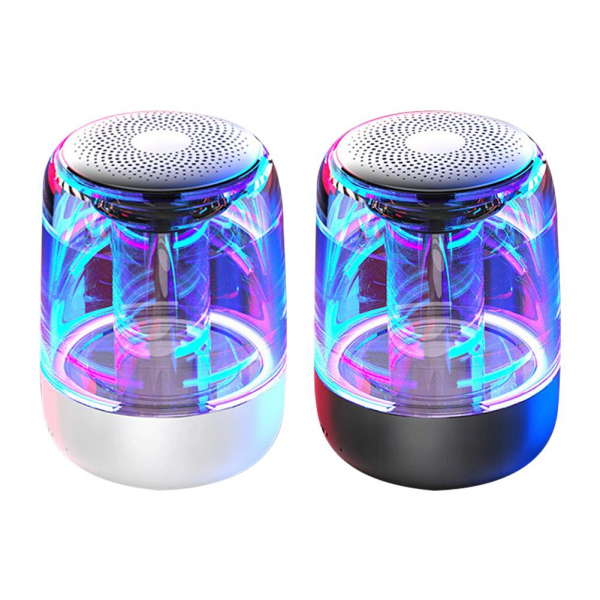 Portable Speakers Bluetooth Column Wireless Bluetooth Speaker Powerful Bass Radio with Variable Color LED Light - Image 4