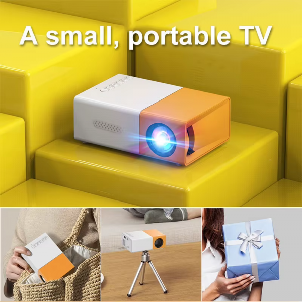 YG300 Mini Projector Portable Projector Wifi Smart 1280 720P Full HD Office Home Theater Video Mini Projector Mobile Projection - Image 4