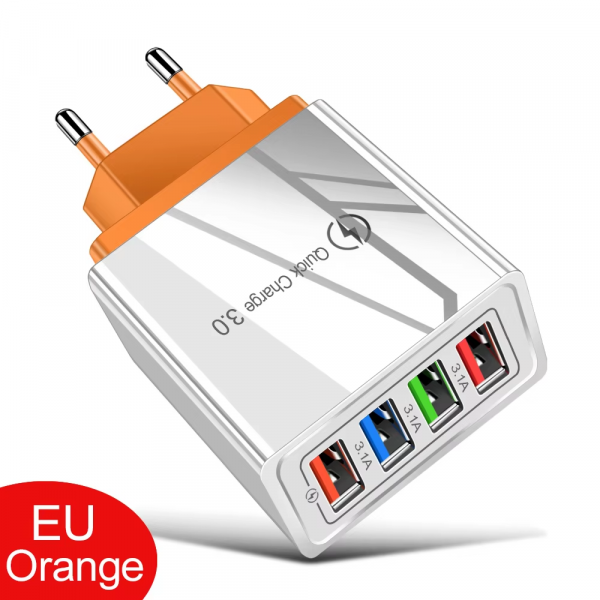 For Iphone 14 USB Charger Quick Charge 3.0 for Samsung Xiaomi Mi Tablets Mobile Phone Charger Adapter EU/US Plug Fast Charging - Image 8