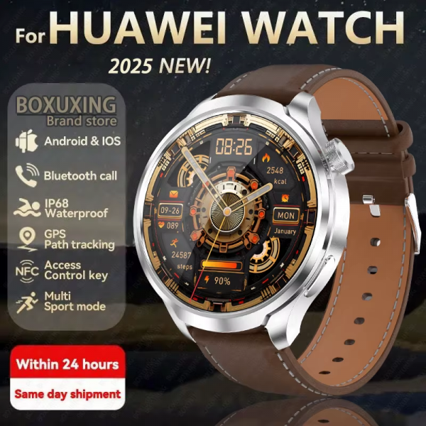 2025 New for HUAWEI Outdoor Sports Smart Watch Men AMOLED Screen NFC GPS Compass Heart Rate Waterproof Bluetooth Call Smartwatch - Image 2