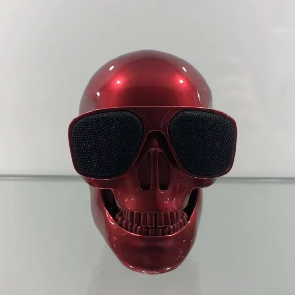 Skull Head Speaker Portable Mini Bluetooth-Compatible Wireless HD Stereo Speakers Skull Head Subwoofer Creative Home Ornament - Image 9