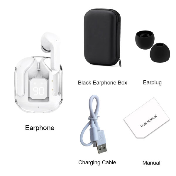 Air31 Tws Earpuds Wireless Bluetooth 5.0 Sport Gaming Headsets Noise Reduction Earbuds Mic Headphones with LED Display Earphones - Image 18