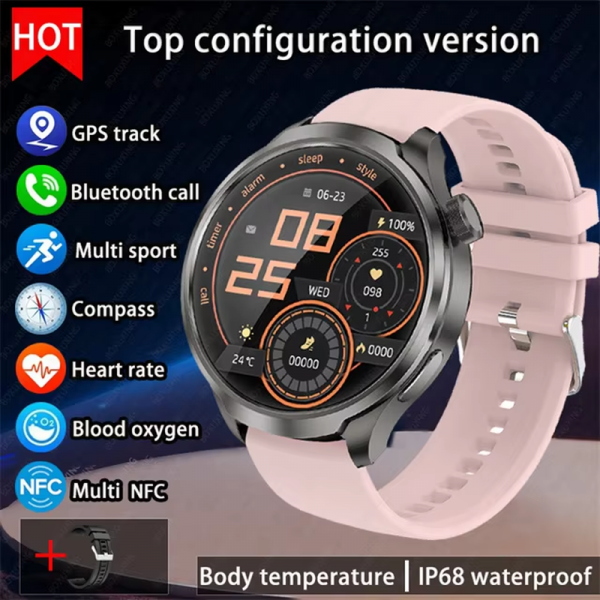 2025 New for HUAWEI Outdoor Sports Smart Watch Men AMOLED Screen NFC GPS Compass Heart Rate Waterproof Bluetooth Call Smartwatch - Image 13