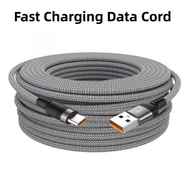 Extended 5-Meter Type-C USB Android 5A Super- Charging Cable Suitable for Huawei, Xiaomi, Vivo, and Leeco Phone Data Cable - Image 2