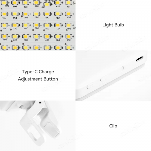 Selfie Light Rechargeable LED Phone Light Portable Photo Light Phone Light for Selfie Zoom Conference Video Makeup Live Stream - Image 4