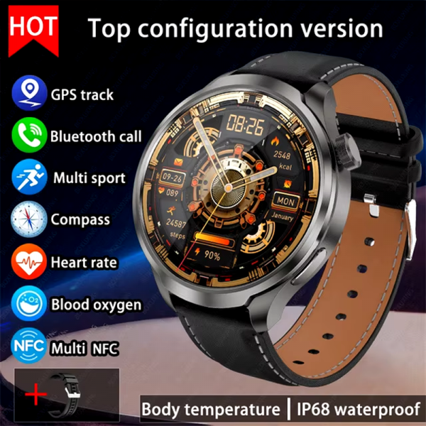2025 New for HUAWEI Outdoor Sports Smart Watch Men AMOLED Screen NFC GPS Compass Heart Rate Waterproof Bluetooth Call Smartwatch - Image 21