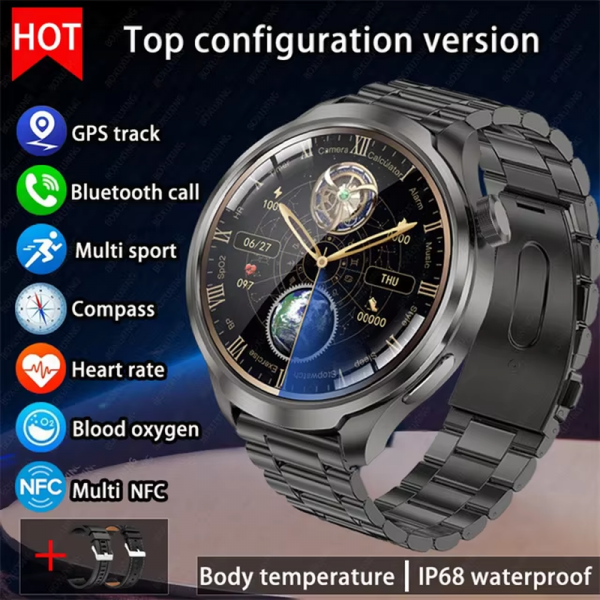 2025 New for HUAWEI Outdoor Sports Smart Watch Men AMOLED Screen NFC GPS Compass Heart Rate Waterproof Bluetooth Call Smartwatch - Image 11