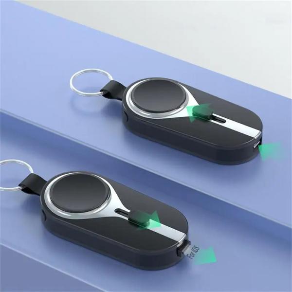 2000Mah Mini Compact Smartphone Type-C Keychain Portable Charger Emergency Power Portable Power Bank for Most Smart Phones - Image 2