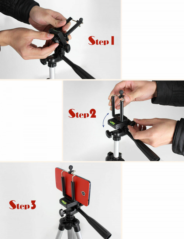 Professional Camera Tripod Stand Holder Mount for Cell Phone, Portable Tripod, Mobile Phone Live Stream Holder, Camera Tripod - Image 10