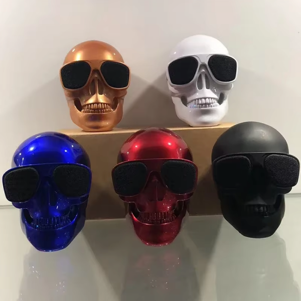 Skull Head Speaker Portable Mini Bluetooth-Compatible Wireless HD Stereo Speakers Skull Head Subwoofer Creative Home Ornament - Image 7
