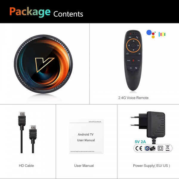 W2 ATV TV Box Android 11 Amlogic S905W2 Support 4K AV1 2.4&5G Wifi BT with Google Voice Remote 2G16G 4G32G 64G Smart TV Box - Image 7