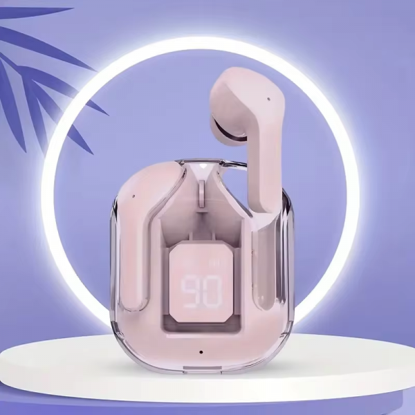 Original T2 Wireless Bluetooth Earphone Transparent HIFI Headphones LED Power Digital Display Stereo Sound Earphones for Xiaomi - Image 10
