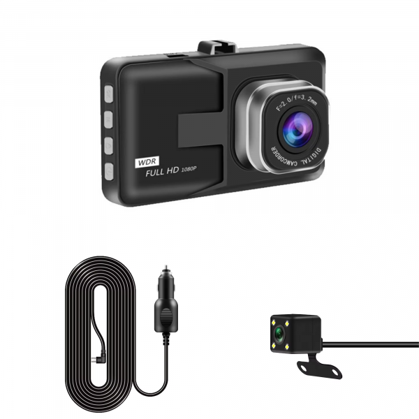 1080P Car Dash Camera 3 Inch Driving Video Car Auto DVR Loop Recorder for Front and Rear Night Vision G-Sensor Car Accessories - Image 8