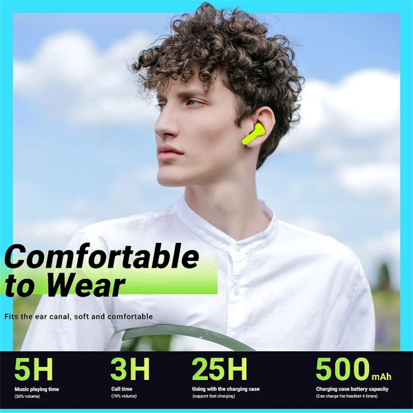 Air31 Tws Earpuds Wireless Bluetooth 5.0 Sport Gaming Headsets Noise Reduction Earbuds Mic Headphones with LED Display Earphones - Image 7
