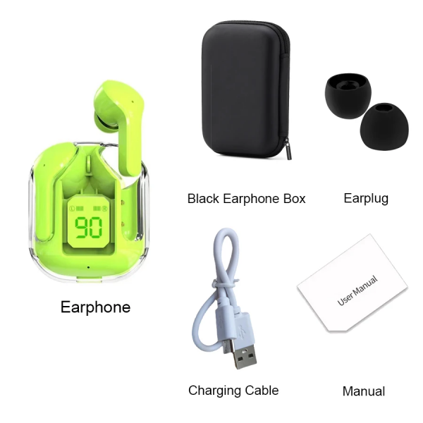 Air31 Tws Earpuds Wireless Bluetooth 5.0 Sport Gaming Headsets Noise Reduction Earbuds Mic Headphones with LED Display Earphones - Image 14