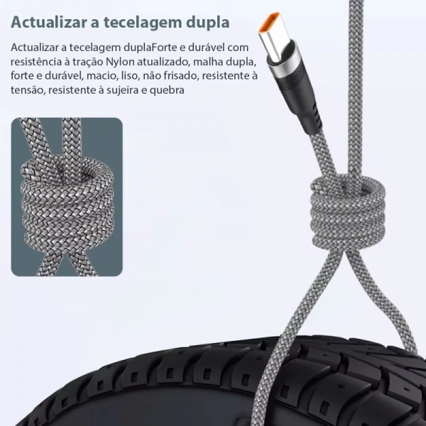 Extended 5-Meter Type-C USB Android 5A Super- Charging Cable Suitable for Huawei, Xiaomi, Vivo, and Leeco Phone Data Cable - Image 5