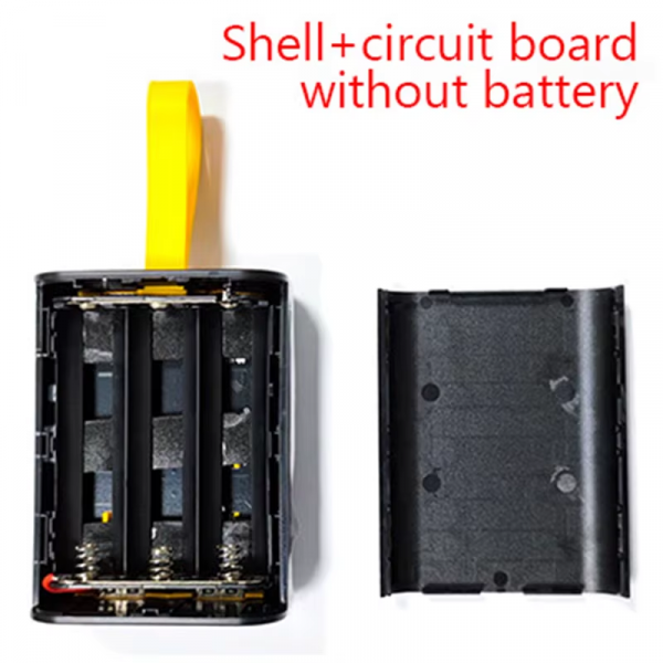 3*18650 Power Bank Cases Battery Storage Box Night Light Dual USB Charge DIY Shell for Iphone Xiaomi 18650 Battery Storage Box - Image 6