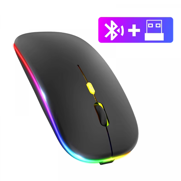 2.4Ghz Wireless Mouse Bluetooth Mouse Mice Rechargeable Mouse Silent Mouse LED Backlit USB Gaming Mouse 1600DPI for PC Laptop - Image 11