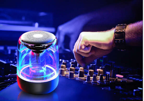 Portable Speakers Bluetooth Column Wireless Bluetooth Speaker Powerful Bass Radio with Variable Color LED Light - Image 2