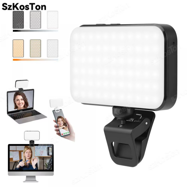 Selfie Light Rechargeable LED Phone Light Portable Photo Light Phone Light for Selfie Zoom Conference Video Makeup Live Stream - Image 2