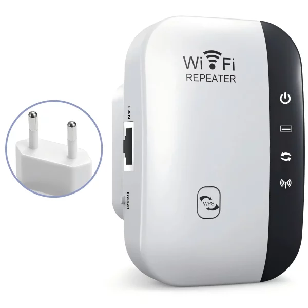 Wifi Repeater Wireless Signal Amplifier Extended Network Enhancer EU US Home Router 300M Thro - Image 8