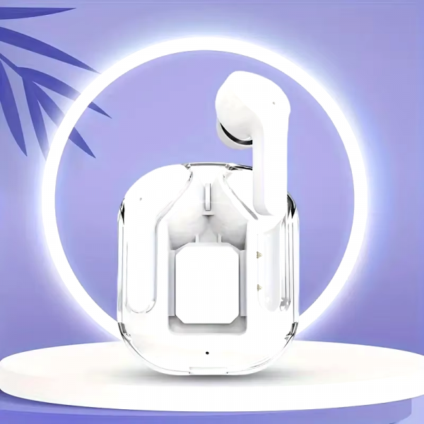 Original T2 Wireless Bluetooth Earphone Transparent HIFI Headphones LED Power Digital Display Stereo Sound Earphones for Xiaomi - Image 8