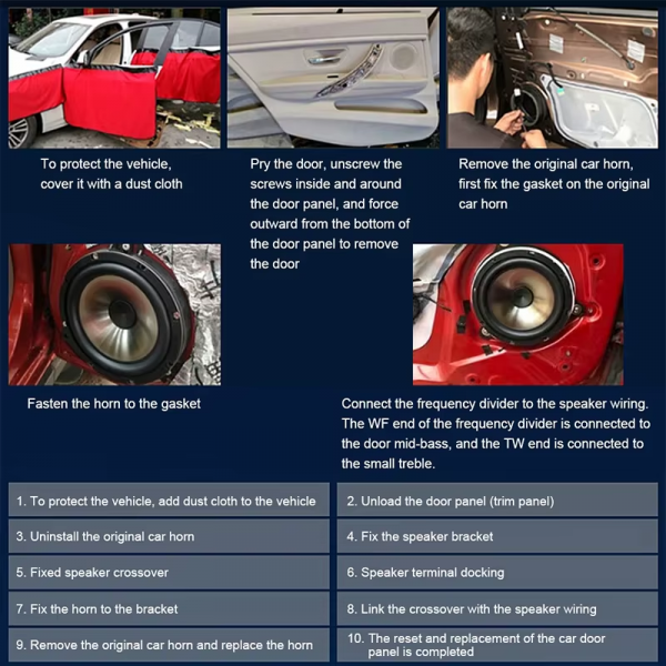 6 Inch Car Speakers 600W Car round Coaxial Speaker Car Audio Speaker Universal Automotive Audio Full Range Frequency Speaker - Image 5
