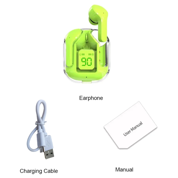 Air31 Tws Earpuds Wireless Bluetooth 5.0 Sport Gaming Headsets Noise Reduction Earbuds Mic Headphones with LED Display Earphones - Image 12