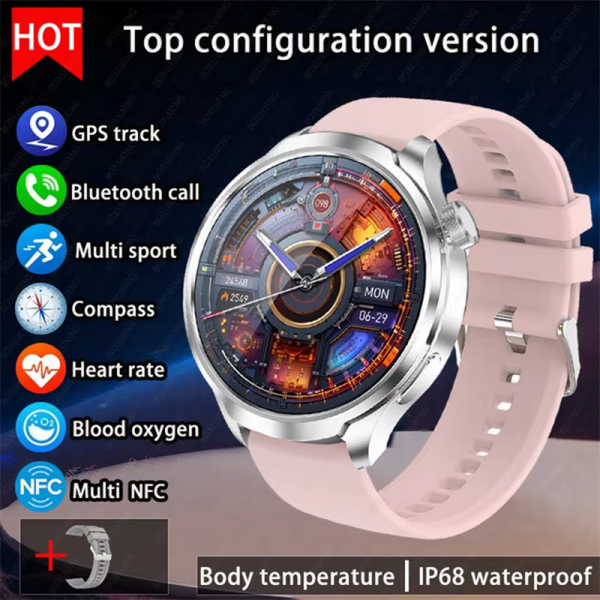 2025 New for HUAWEI Outdoor Sports Smart Watch Men AMOLED Screen NFC GPS Compass Heart Rate Waterproof Bluetooth Call Smartwatch - Image 16