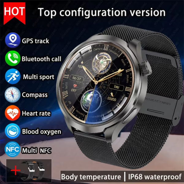 2025 New for HUAWEI Outdoor Sports Smart Watch Men AMOLED Screen NFC GPS Compass Heart Rate Waterproof Bluetooth Call Smartwatch - Image 19