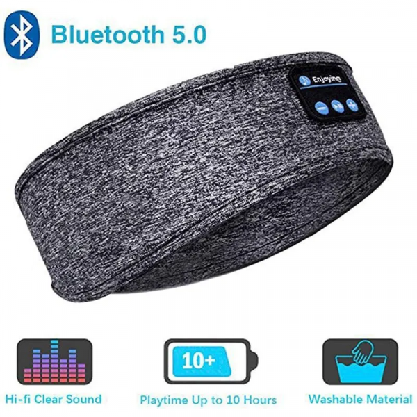 Fone Bluetooth Earphones Sports Sleeping Headband Elastic Wireless Headphones Music Eye Mask Wireless Bluetooth Headset Headband - Image 8