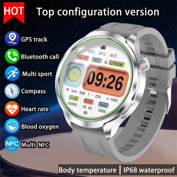2025 New for HUAWEI Outdoor Sports Smart Watch Men AMOLED Screen NFC GPS Compass Heart Rate Waterproof Bluetooth Call Smartwatch - Image 20