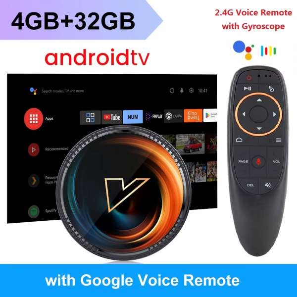 W2 ATV TV Box Android 11 Amlogic S905W2 Support 4K AV1 2.4&5G Wifi BT with Google Voice Remote 2G16G 4G32G 64G Smart TV Box - Image 9