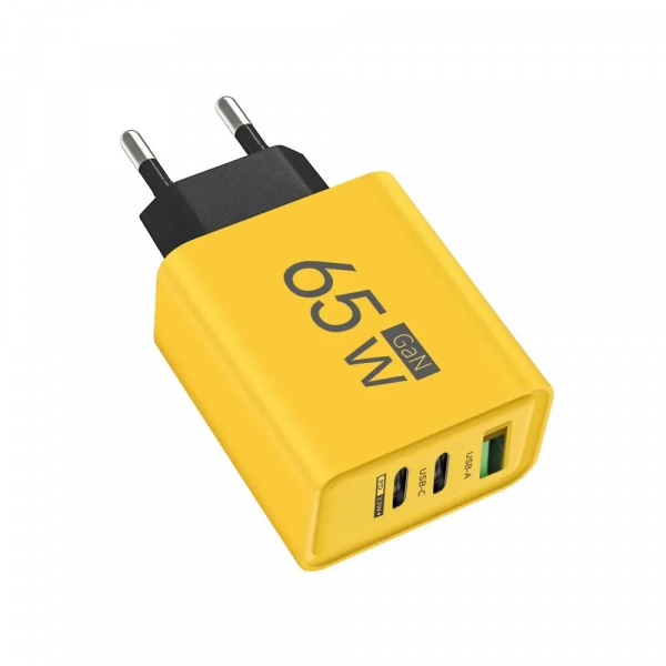 Total 65W Gan Charger USB PD Type C Fast Charging Muti 3 Ports Mobile Phone Adapter for Iphone 15 Pro Max Samsung Xiaomi Huawei - Image 7