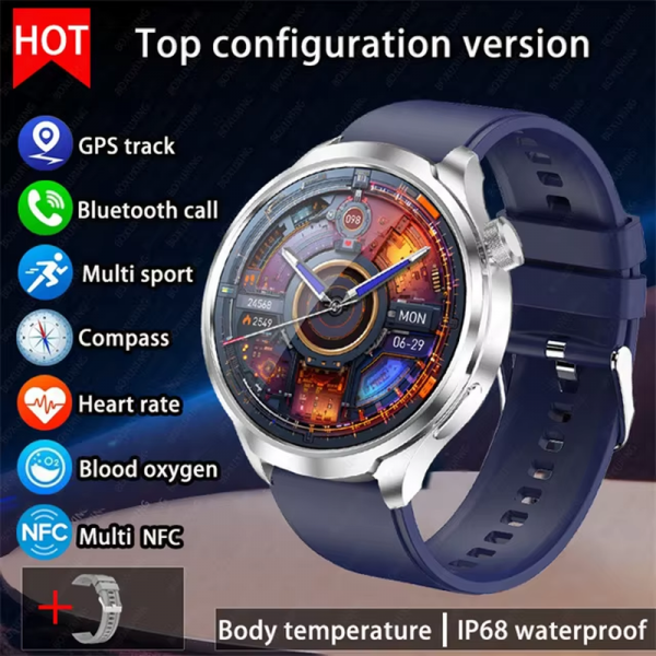 2025 New for HUAWEI Outdoor Sports Smart Watch Men AMOLED Screen NFC GPS Compass Heart Rate Waterproof Bluetooth Call Smartwatch - Image 14