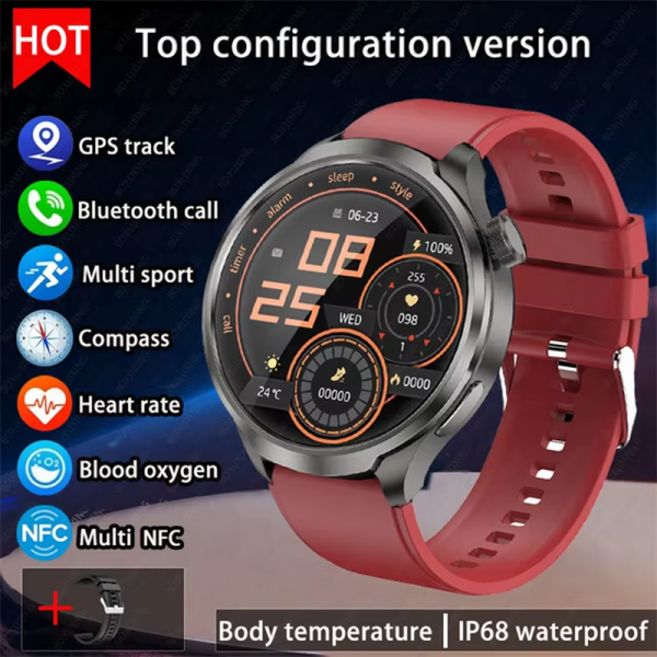 2025 New for HUAWEI Outdoor Sports Smart Watch Men AMOLED Screen NFC GPS Compass Heart Rate Waterproof Bluetooth Call Smartwatch - Image 15