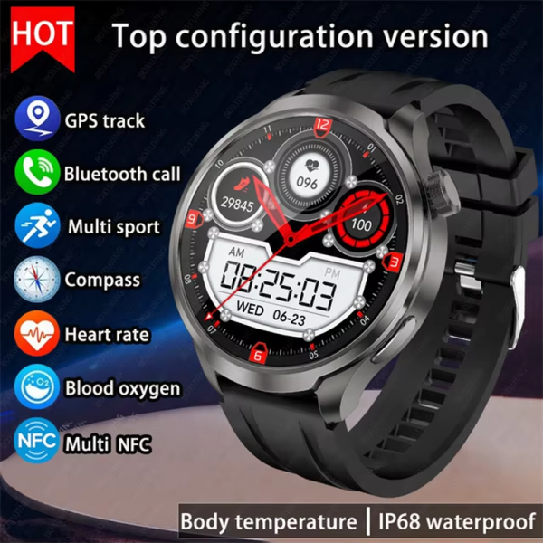 2025 New for HUAWEI Outdoor Sports Smart Watch Men AMOLED Screen NFC GPS Compass Heart Rate Waterproof Bluetooth Call Smartwatch - Image 17